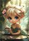 Fairy Diamond Painting Kits for Adults, DIY Fairy Embroidery Diamond Art Painting Full Kit, Coffee Diamond Painting Kits Cross Stitch Painting for Beginners